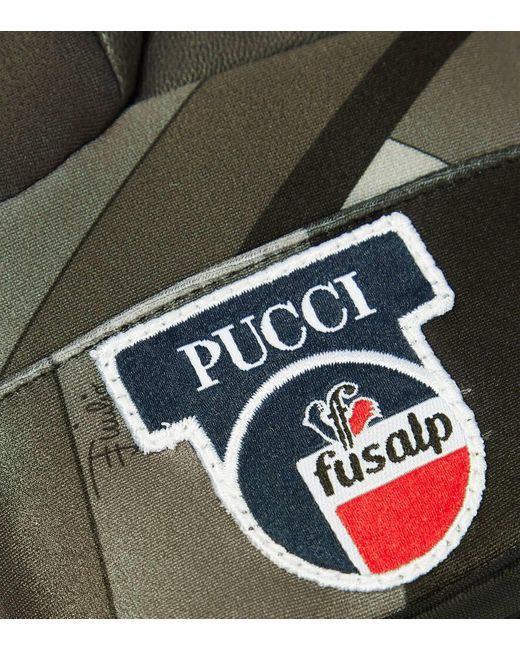 X Fusalp - Guanti in maglia di Emilio Pucci in Black