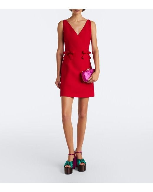 Roger Vivier Purple Rose Vivier Satin Clutch