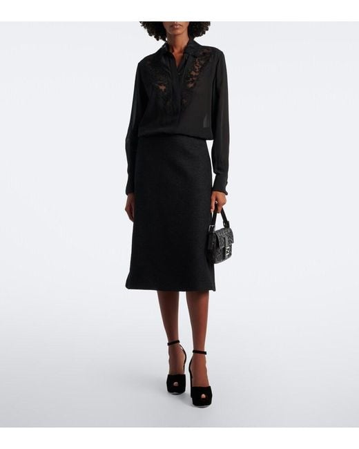 Sandali Platform di Fendi in Black