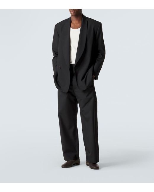 Fear Of God Black Virgin Wool Straight Pants for men
