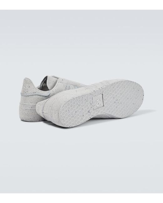 Y-3 Sneakers Gazelle aus Veloursleder in Gray für Herren