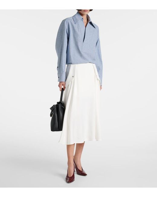 Bottega Veneta White Midirock