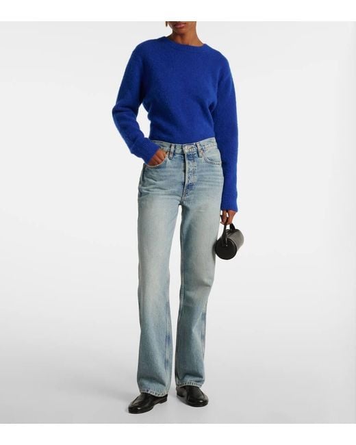 Jeans Regular 90S A Vita Alta di Re/done in Blue