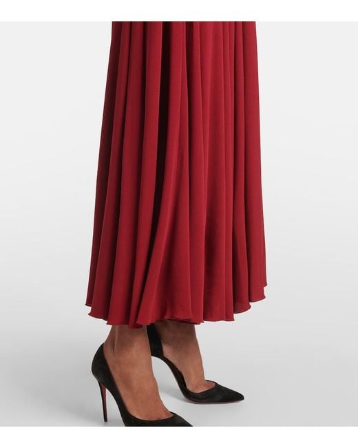 Giambattista Valli Red Jersey Gown