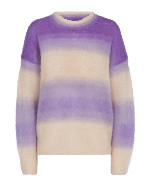 Étoile Isabel Marant Purple Ombré Drussel Sweater