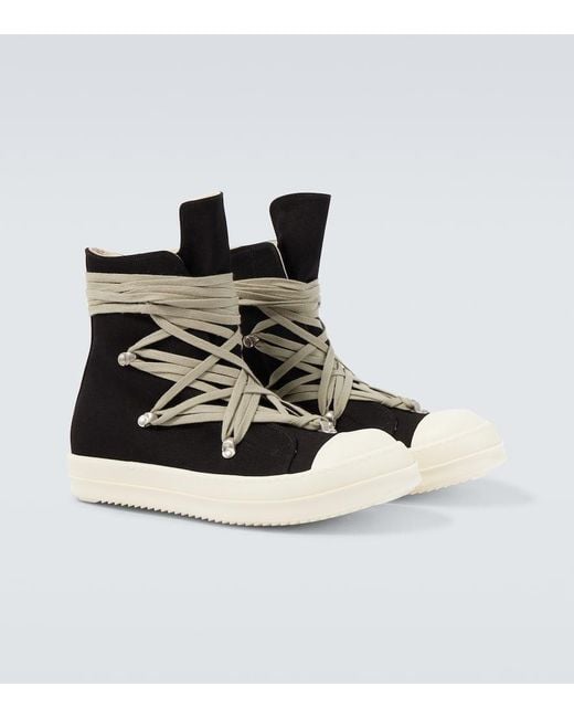 Sneakers Alte Megalace di Rick Owens in Black da Uomo