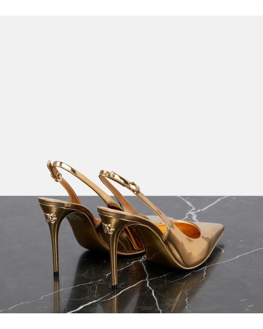 Dolce & Gabbana Metallic With Heel
