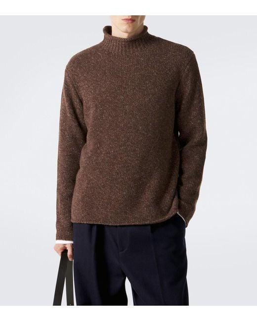 Lisa Yang Brown Cian Cashmere Sweater for men