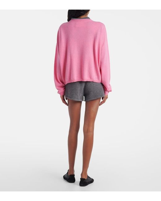 Lisa Yang Pink Abby Cashmere Cardigan