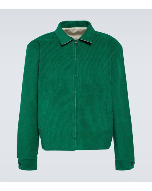 Bode Green Ohio Reversible Corduroy Jacket for men