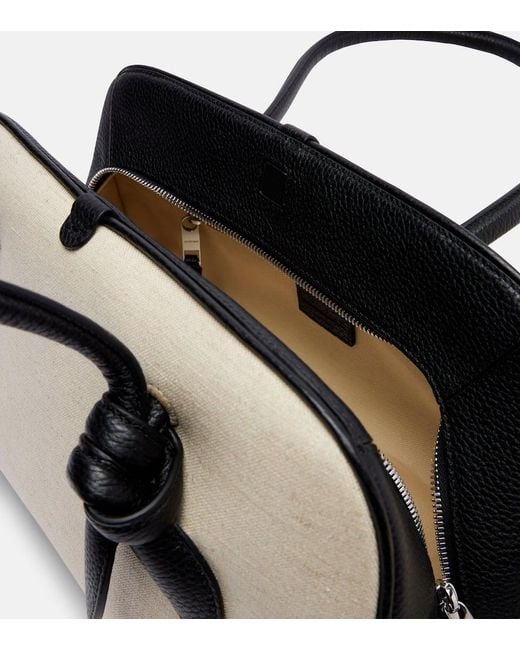 Jacquemus Natural Tote Bag Turismo Medium Aus Canvas
