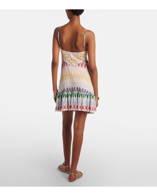 Missoni Red Lame Minidress
