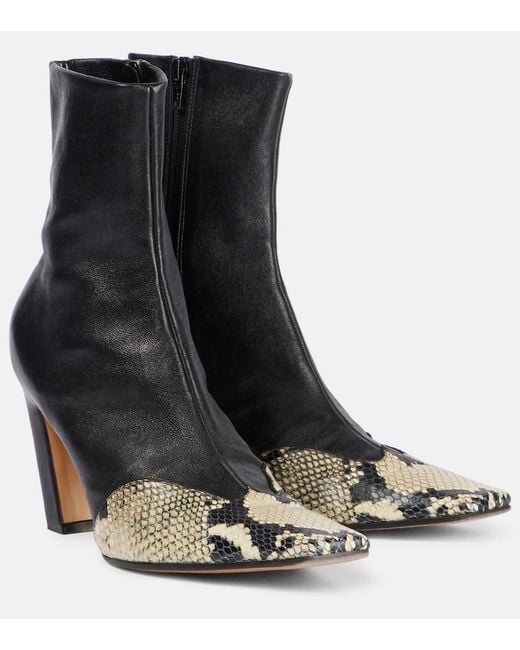 Khaite Black The Nevada Stretch High Boot