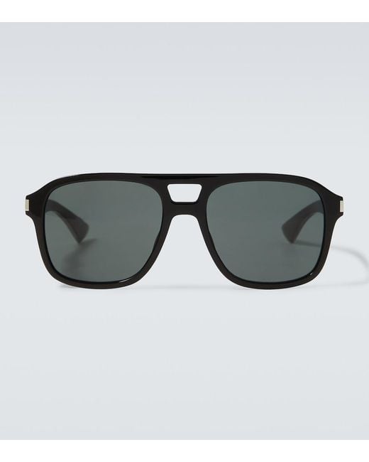 Saint Laurent Brown Sl 881 Aviator Sunglasses for men