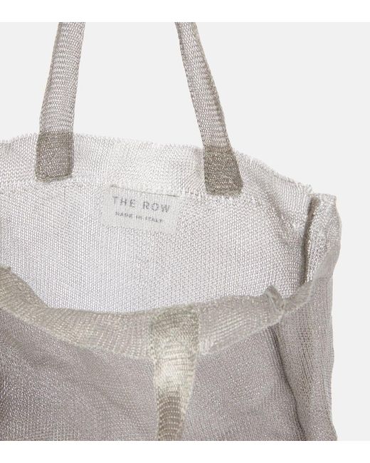 The Row Gray Imogen Mini Mesh Tote Bag