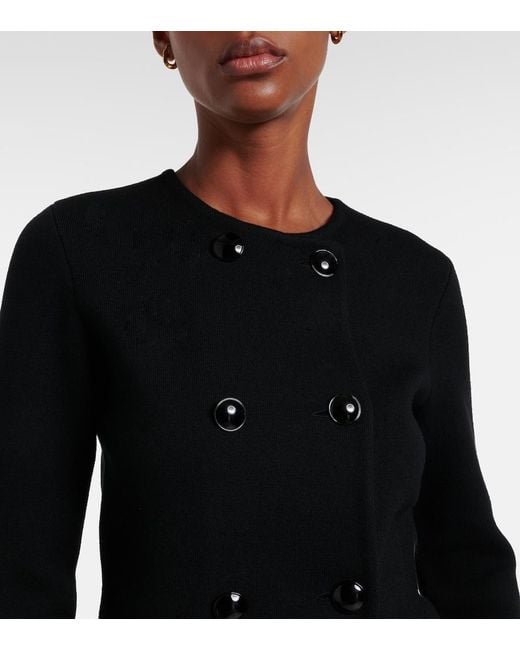 Dorothee Schumacher Black Sharp Ambition Wool-Blend Jacket