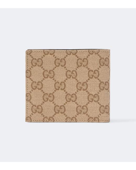 Gucci Natural Essence Classic Gg Canvas Wallet for men