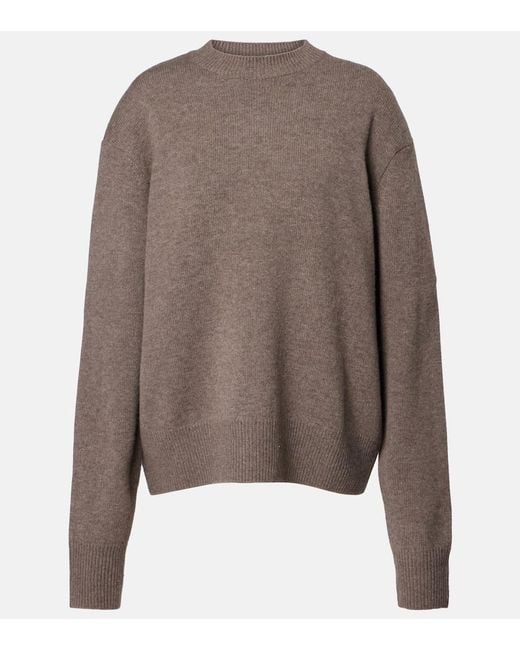 Frankie Shop Brown Pullover Rafaela Aus Wolle Und Kaschmir