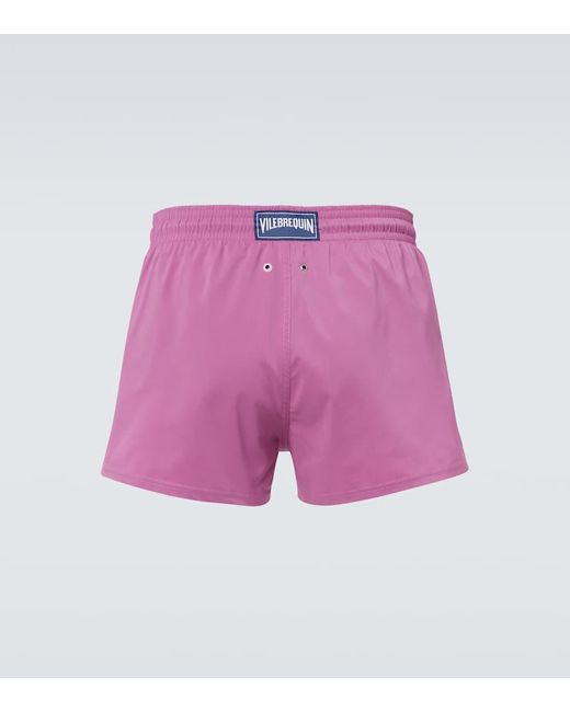 Vilebrequin Pink Logo Swim Trunks for men