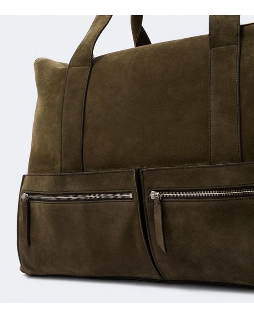 Metier Green Racer 53 Suede Duffel Bag for men