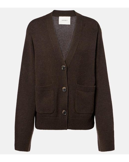 Lisa Yang Black Cardigan Danni Aus Kaschmir