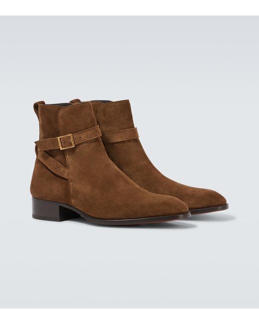 Stivaletti Kenneth di Tom Ford in Brown da Uomo