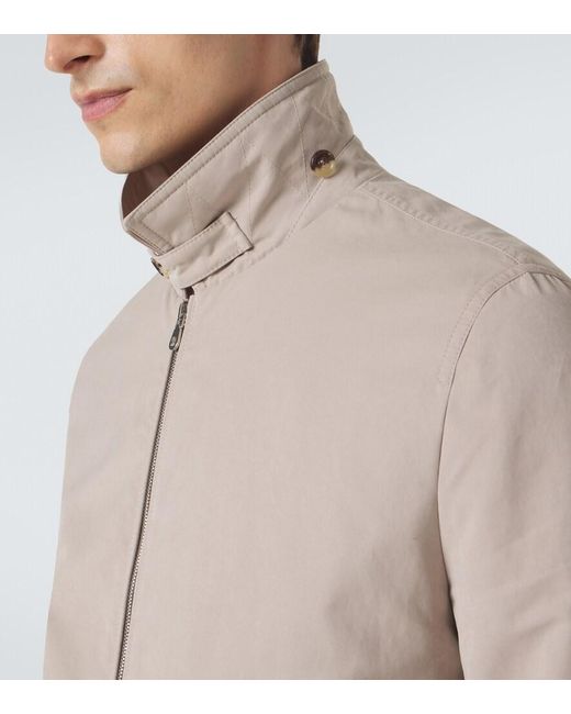 Brunello Cucinelli Natural Technical Jacket for men