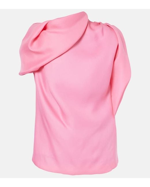 Top di Dries Van Noten in Pink