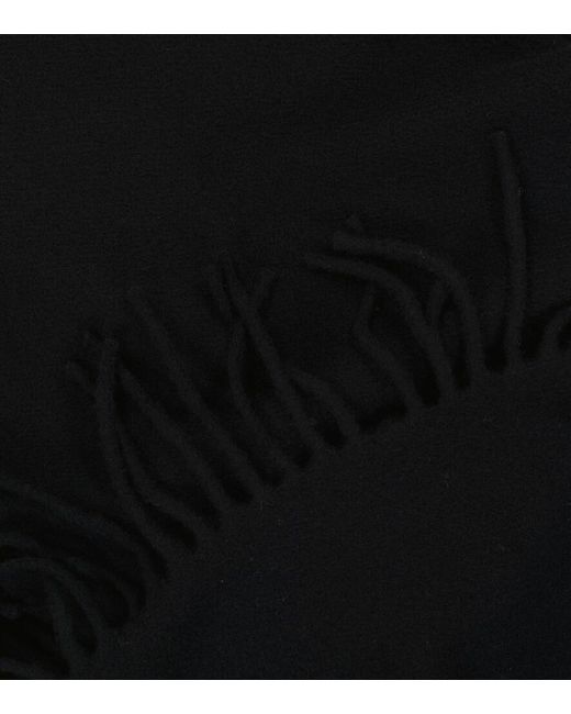 Totême  Black Wool Scarf