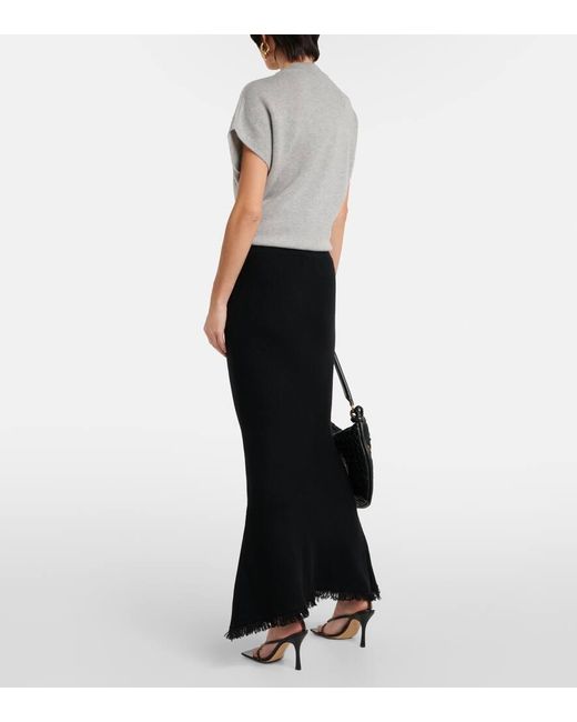 Lisa Yang Black Sofia Cashmere Maxi Skirt