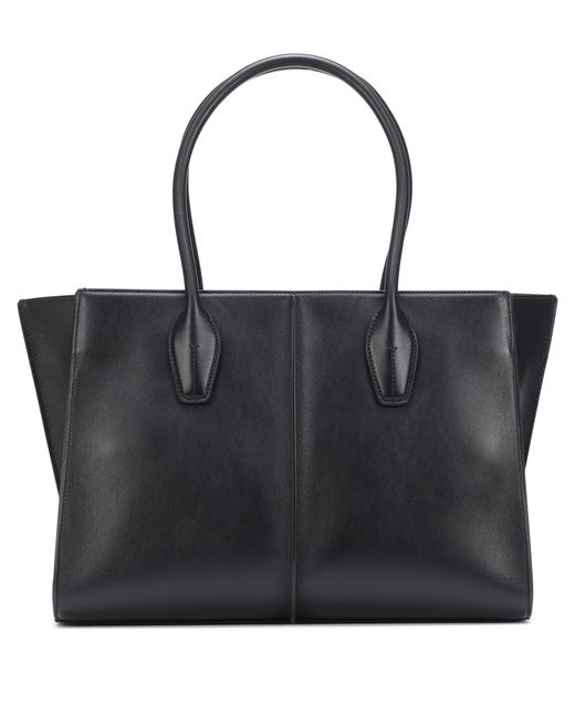Tod's Black Holly Medium Leather Tote