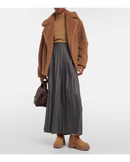 Bogner Brown Turin Suede And Shearling Ankle Boots