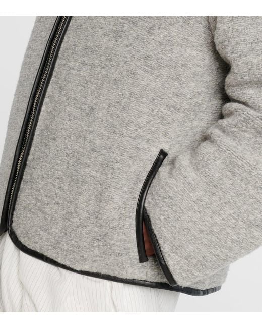 J.W. Anderson Gray Jacke Aus Einem Wollgemisch