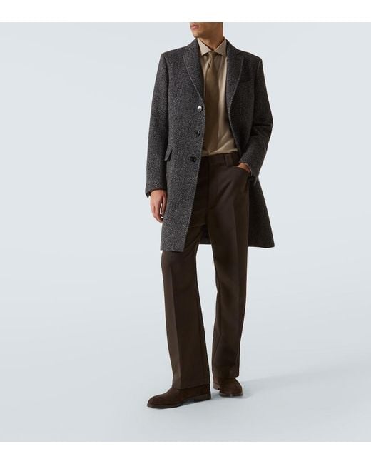 Zegna Natural Cotton And Cashmere Shirt for men