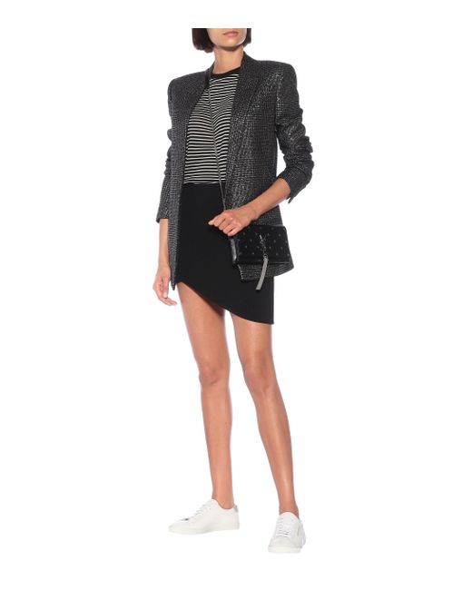 saint laurent andy perforated leather sneakers