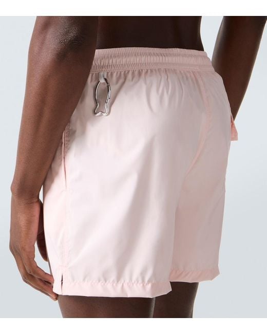 Fedeli Pink Madeira Swim Trunks for men