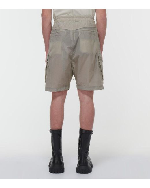 Rick Owens Gray Technical Shorts for men