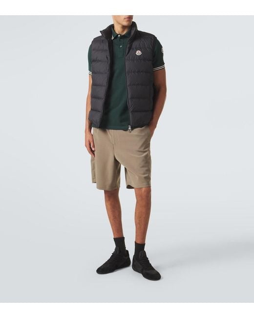 Moncler Black Contrin Down Vest for men