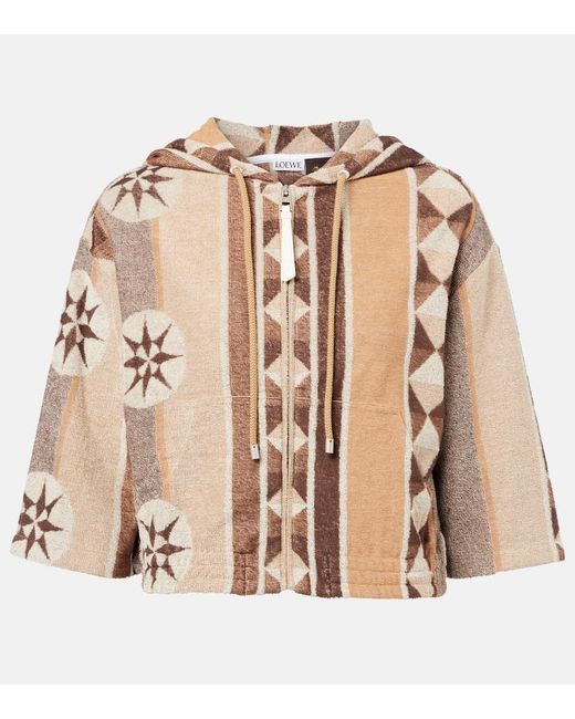 Loewe Natural Paula's Ibiza Printed Terry Hoodie
