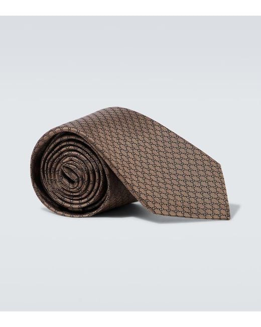 Cravatta di Gucci in Brown da Uomo