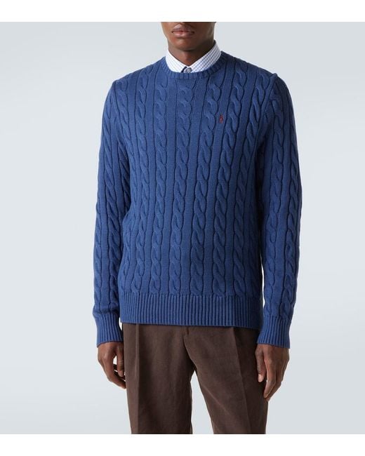 Polo Ralph Lauren Pullover Aus Baumwolle in Blue für Herren