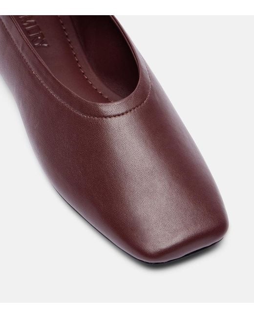 A.Emery Brown Steele Leather Flats