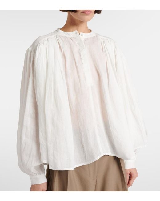 Blusa De Ramio Rohe de color White