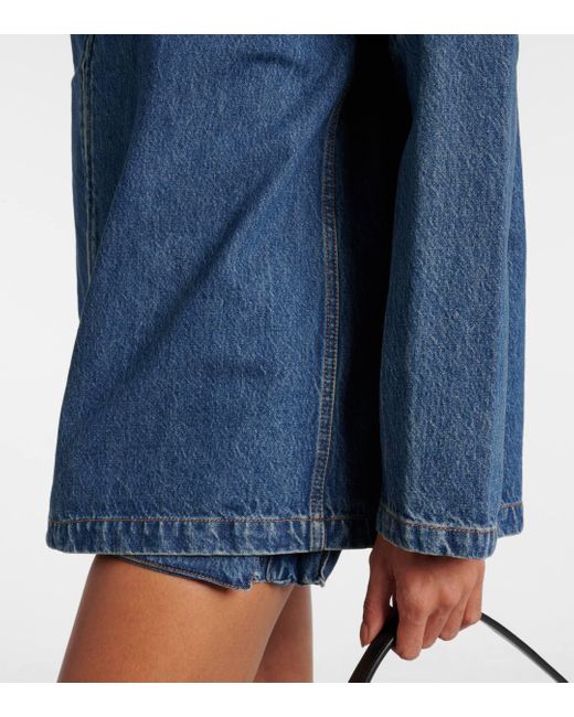 Coperni Blue Oversized Denim Shirt Jacket