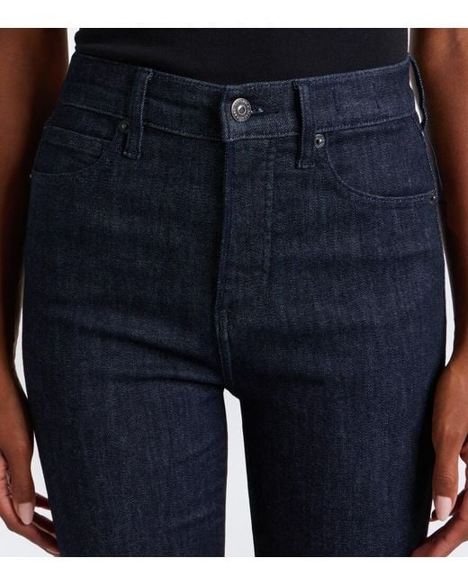 Veronica Beard Blue Beverly Flared Jeans