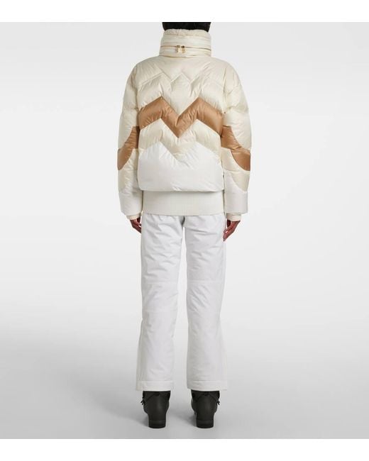Bogner White Vanja Down Ski Jacket