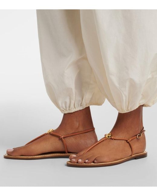 Amanu Multicolor Naivasha Leather Thong Sandals