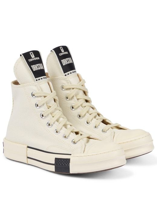Rick Owens Rubber X Converse Drkstar Chuck 70 High-top Sneakers in ...