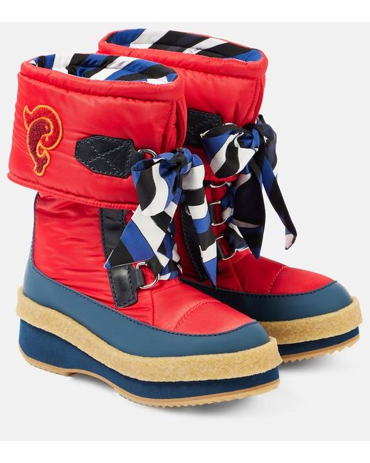 Botas De Nieve Iride Emilio Pucci de color Red
