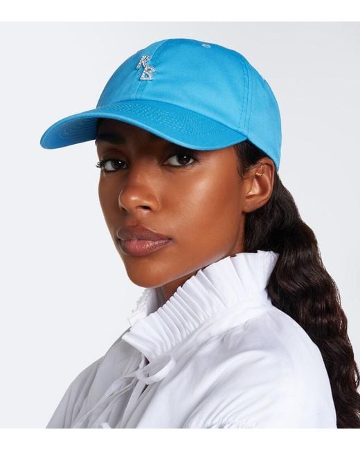 Ruslan Baginskiy Blue Crystal-Embellished Logo Baseball Cap